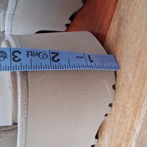 UGG New Height Beige Platform Sandals 9.5 - Picture 10 of 10